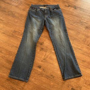 IZOD Stretch Women's Indigo Wash Boot Cut Denim Jeans Size 10 Pants